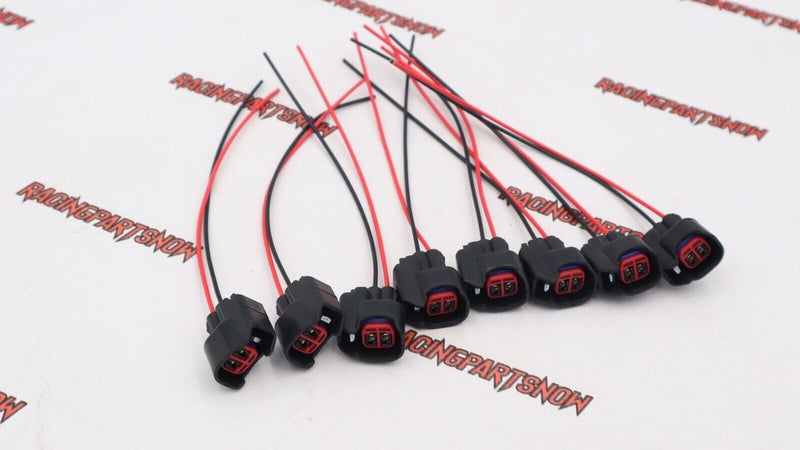 8 piezas EV6 EV14 USCAR conector de inyector de combustible cable flexible Dodge LS2 LS3 GM Ford