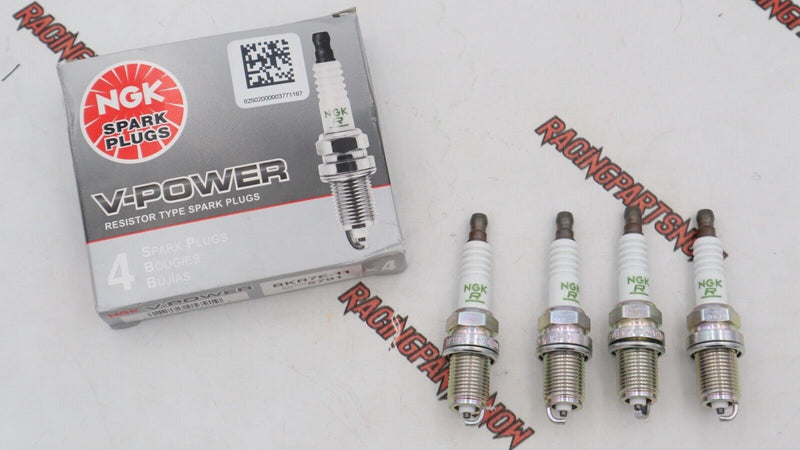 BKR7E-11 NGK V-Power Spark Plugs Colder Turbo Honda Civic Si Integra GSR Type-R
