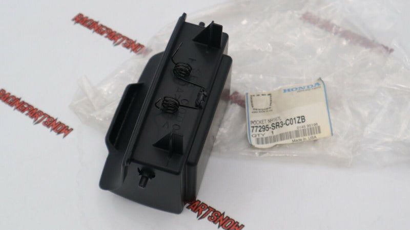 NUEVA consola de monedas Honda OEM EG CIVIC, con casete de bolsillo *NH167L* (negro grafito)
