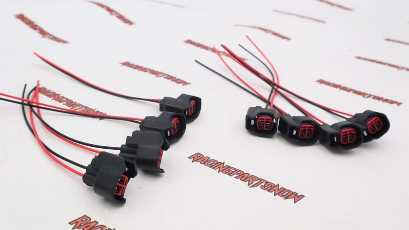 8 piezas EV6 EV14 USCAR conector de inyector de combustible cable flexible Dodge LS2 LS3 GM Ford