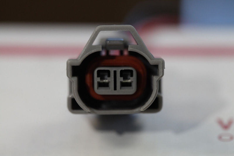 Conector de inyector de combustible hembra Denso de 4 pines con clip y conector eléctrico