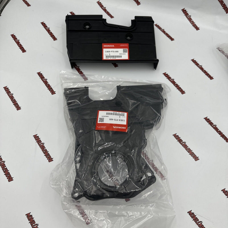 NUEVA CUBIERTA DE CORREA DE DISTRIBUCIÓN INFERIOR Y SUPERIOR PARA ACURA INTEGRA OEM 96-01 GSR B18C1 B18C5