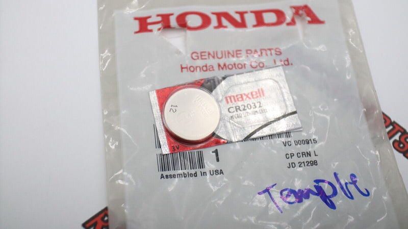 Batería original para llavero inteligente Honda OEM / SMART CR2032
