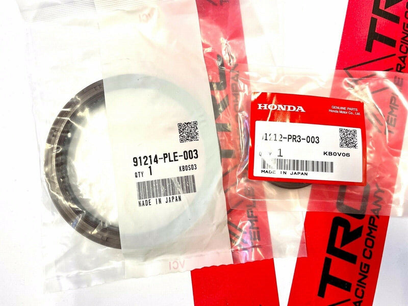BOMBA DE ACEITE ORIGINAL HONDA ACURA, SELLO DEL CIGÜEÑAL PRINCIPAL DELANTERO Y TRASERO SERIE B DOHC VTEC 