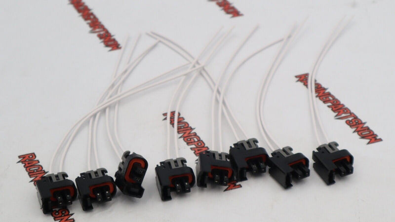 Conectores, pinzas, cables y mazos de cables para inyectores de combustible Delphi Mini, cantidad: 8 Multec