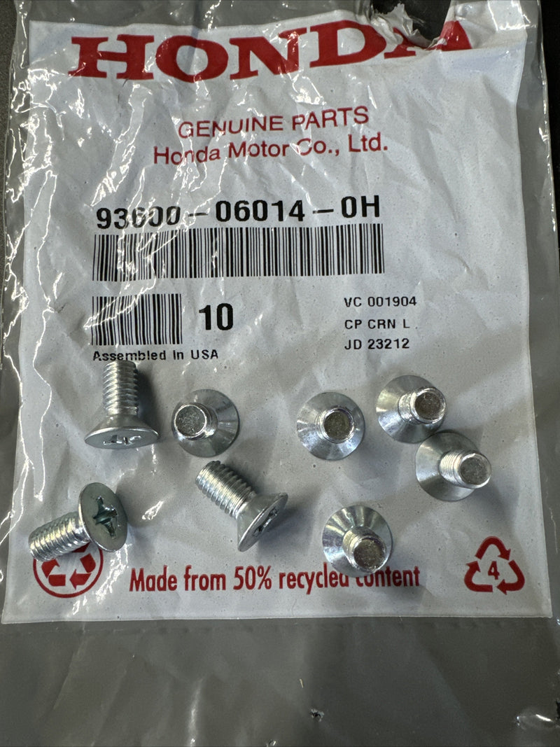 8 tornillos de rotor de freno de disco para Honda Acura OEM para todos los modelos 