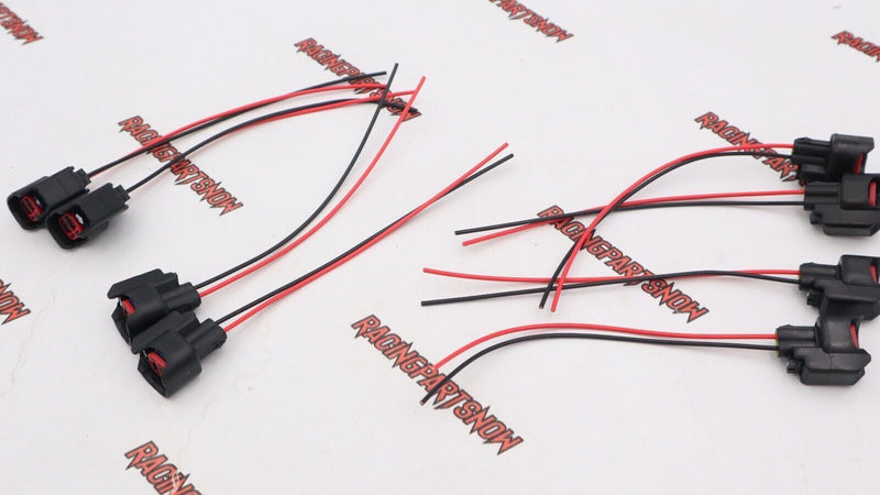 8 piezas EV6 EV14 USCAR conector de inyector de combustible cable flexible Dodge LS2 LS3 GM Ford
