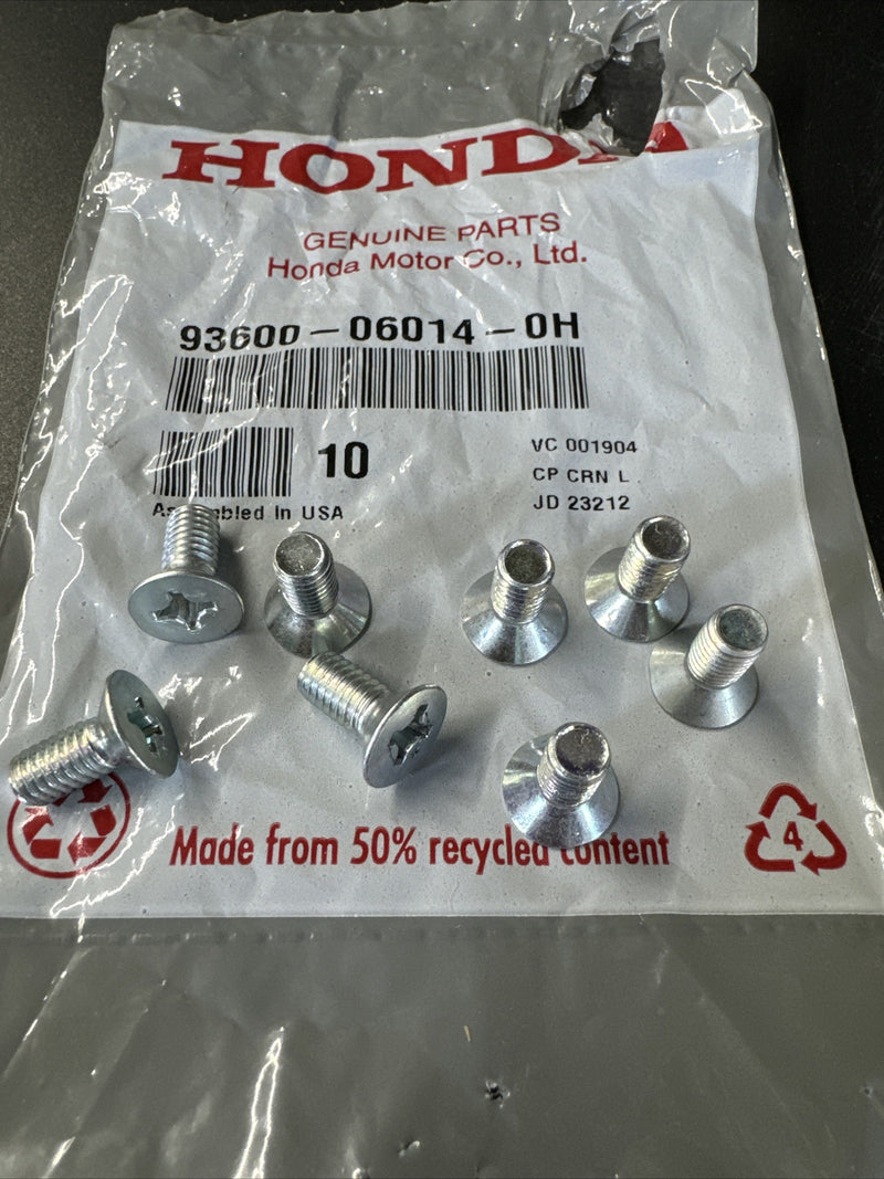 8 tornillos de rotor de freno de disco para Honda Acura OEM para todos los modelos 