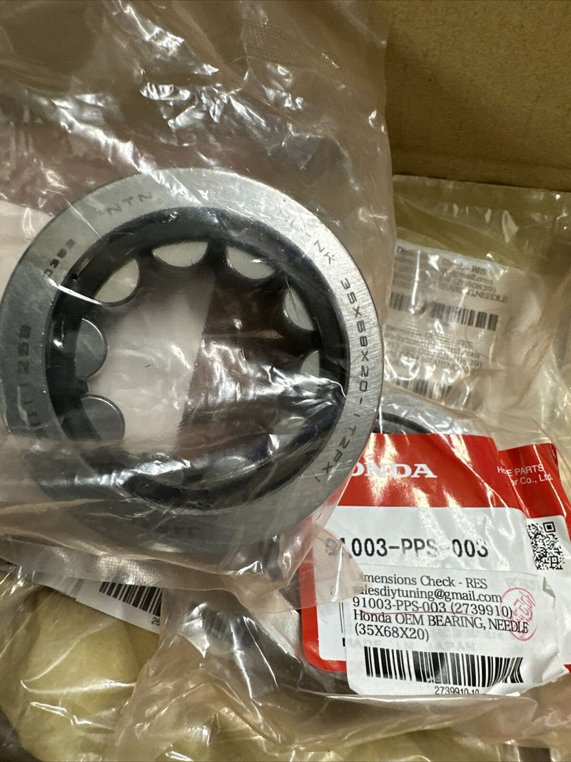 Cojinete de contraeje de transmisión manual OEM para Honda Serie K 91003-PPS-003 