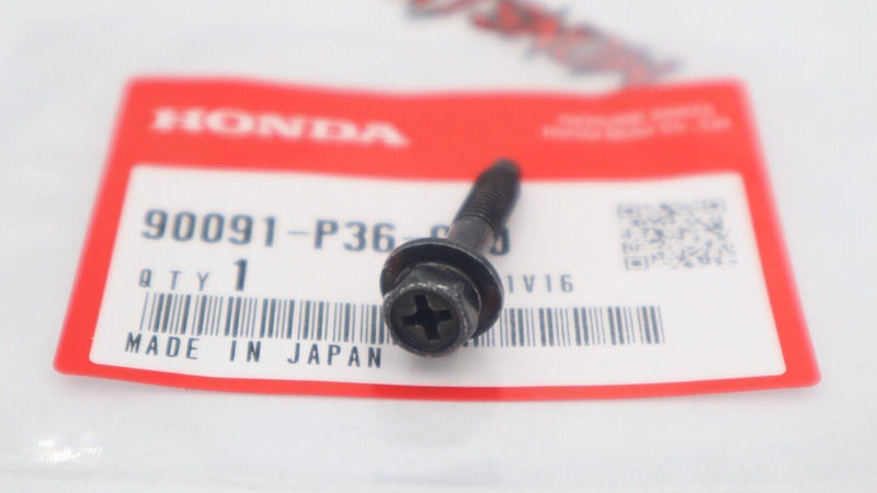 Tornillo de tapa de caja de filtro de aire de motor Honda original OEM 5x28 Perno de tapa 90091-P36-000