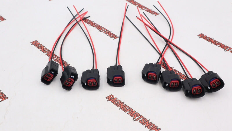 8 piezas EV6 EV14 USCAR conector de inyector de combustible cable flexible Dodge LS2 LS3 GM Ford