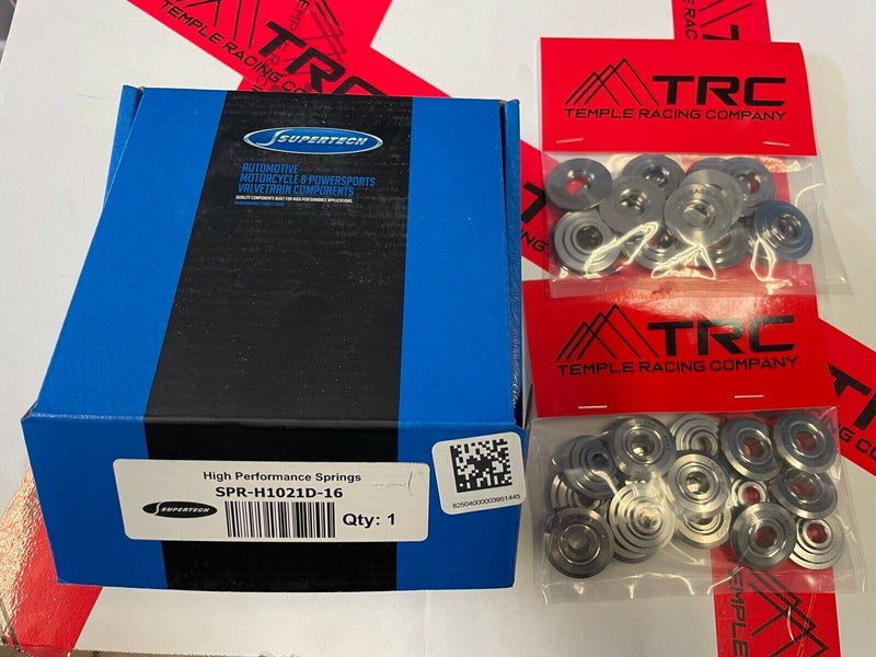 Supertech 95 lbs Dual Valve Springs & TRC Titanium Retainers Kit K Series K20
