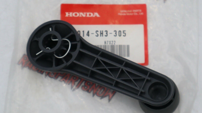Manivela de ventana original para Honda Accord Civic CRX Prelude, color gris