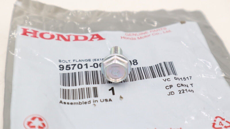NUEVO PERNO DE BRIDA OEM HONDA (6X16) 95701-06016-08 HD17