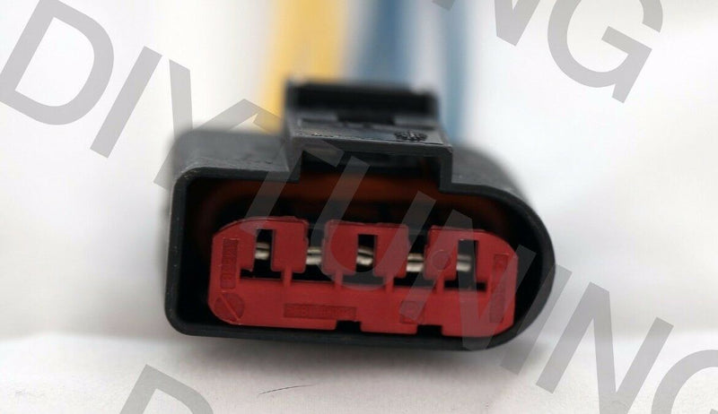 Conector de 5 pines del sensor de flujo de aire masivo para VW Golf Jetta Passat Reemplaza 1J0973775A