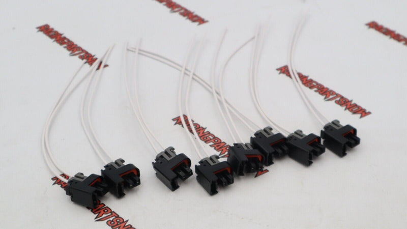 Conectores, pinzas, cables y mazos de cables para inyectores de combustible Delphi Mini, cantidad: 8 Multec