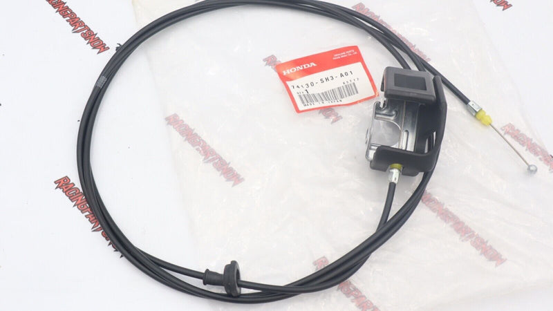 CABLE DE MANIJA DE CIERRE DE CAPÓ PARA HONDA CIVIC CRX, NUEVO, DE FÁBRICA, COMPLETO