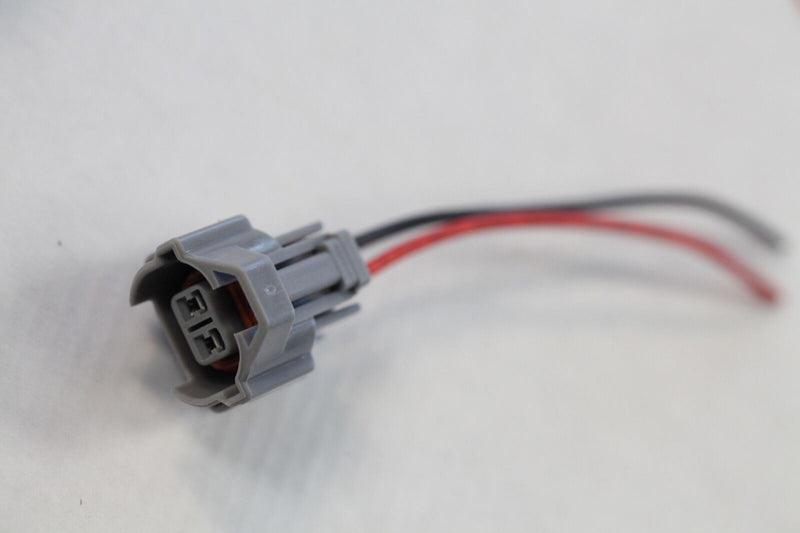 Conector de inyector de combustible hembra Denso de 4 pines con clip y conector eléctrico