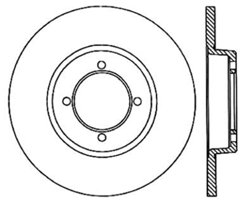 Rotor de freno deportivo ranurado y perforado StopTech