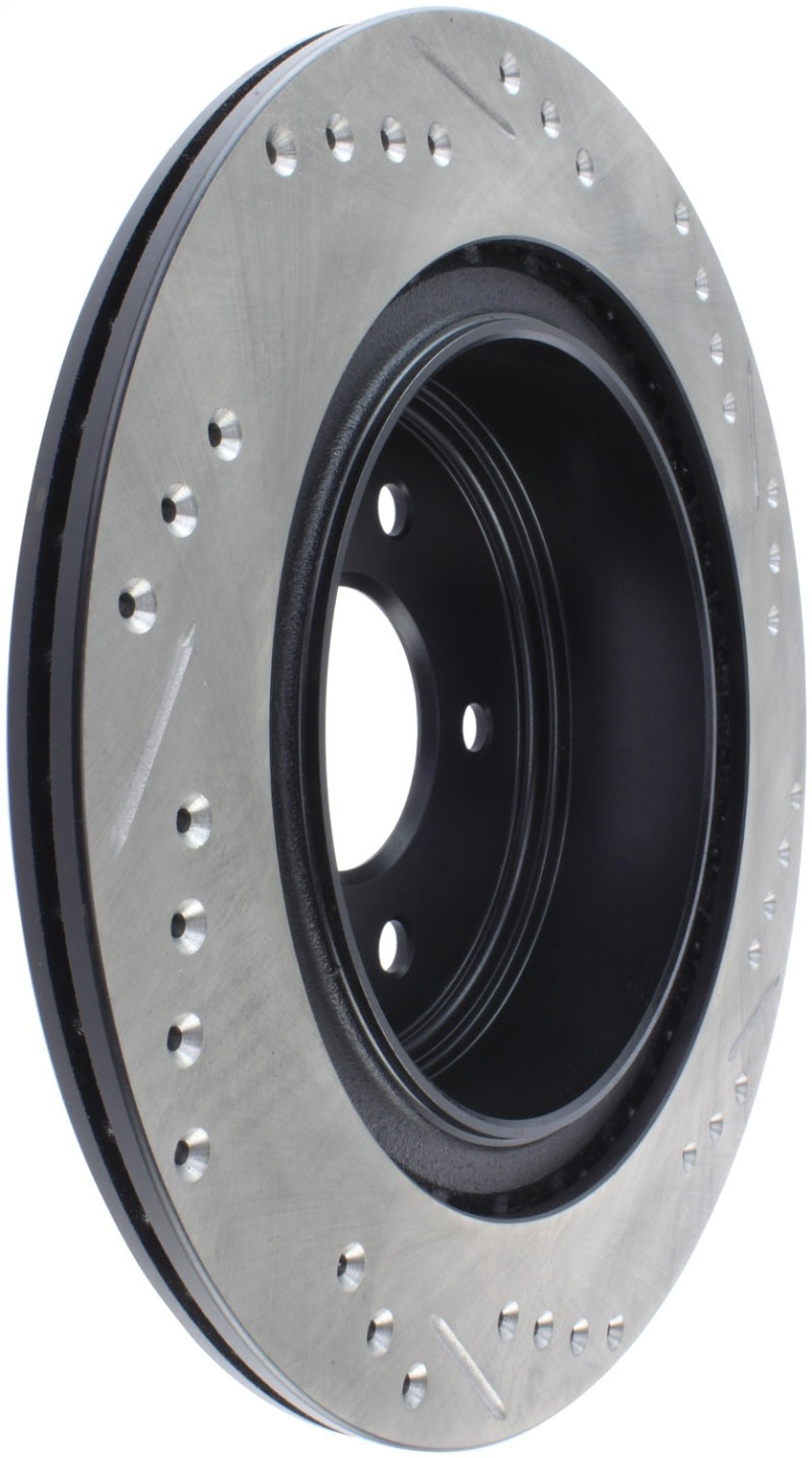 Rotor trasero derecho ranurado y perforado StopTech 06-07 350Z / 05-07 G35 / 06-07 G35X SportStop