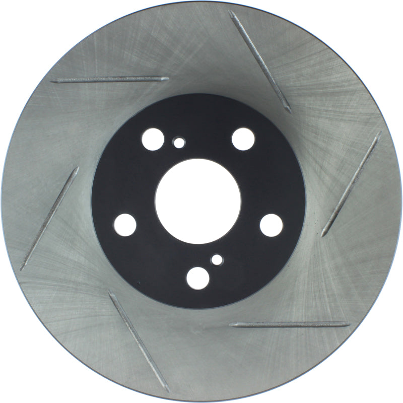 Rotor delantero izquierdo ranurado StopTech Power Slot para Toyota Celica GT y GT-S 01-05/Scion tC 05-09