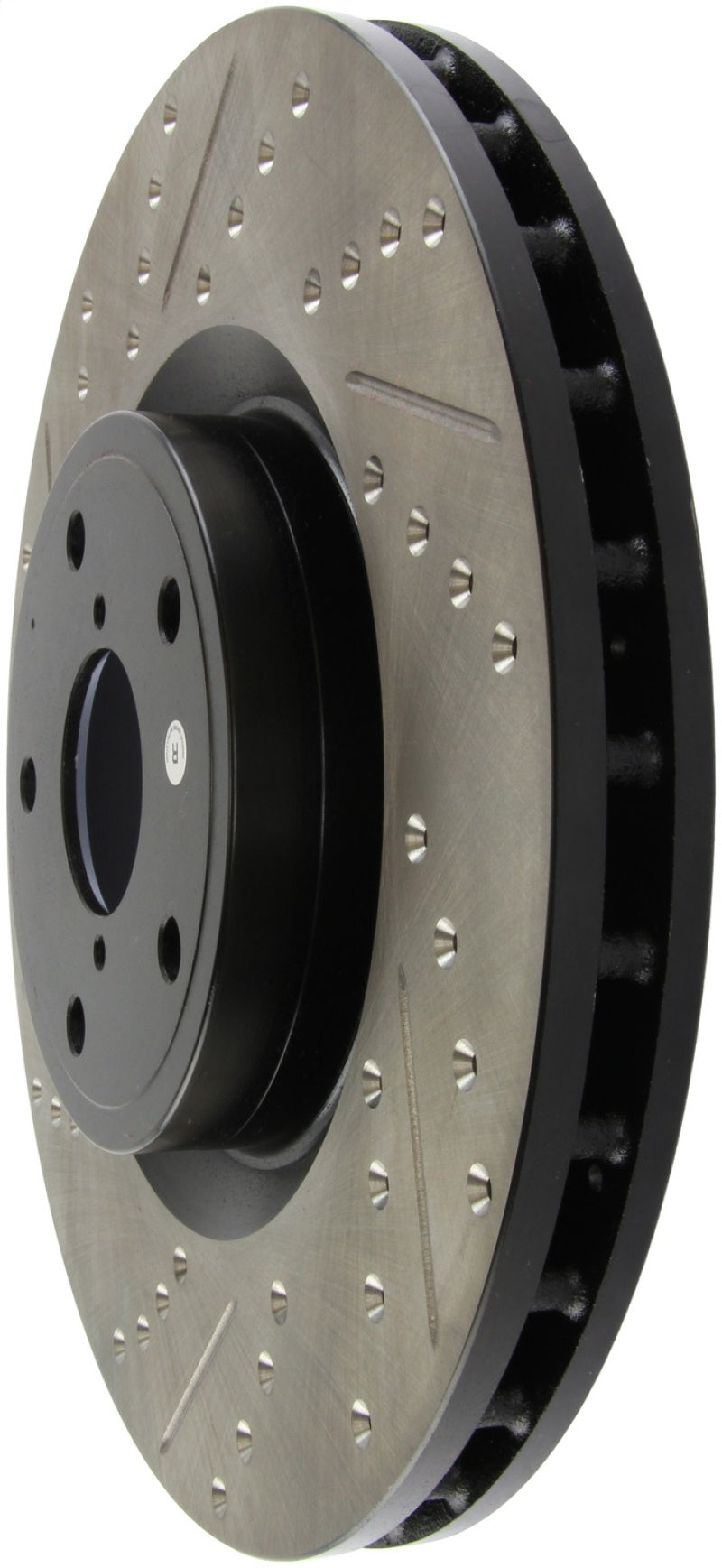 Rotor delantero derecho ranurado y perforado StopTech 05-10 Subaru Impreza WRX/STi