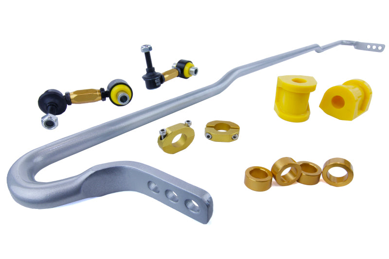 Barra estabilizadora trasera Whiteline 12+ Scion FR-S / 12+ Subaru BRZ / 12+ Toyota 86 de 18 mm X ajustable HD con enlaces finales
