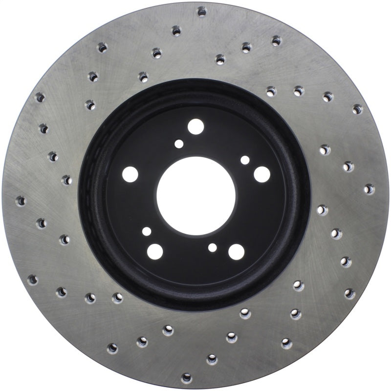 Rotor delantero izquierdo perforado en cruz StopTech 99-08 Acura TL (calibre STD) / 01-03 CL / 04-09 TSX