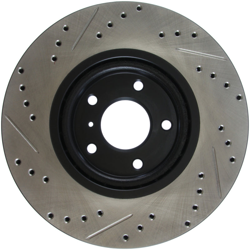 Rotor delantero izquierdo ranurado y perforado StopTech 06-07 350Z / 05-07 G35 exp Sport/ 06-07 G35X SportStop