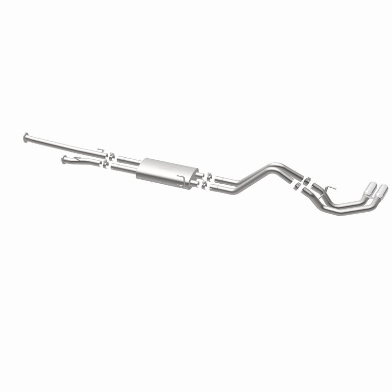 MagnaFlow 14 Toyota Tundra V8 4.6L/5.7L Acero inoxidable C/b Escape Doble paso del mismo lado. Neumático trasero