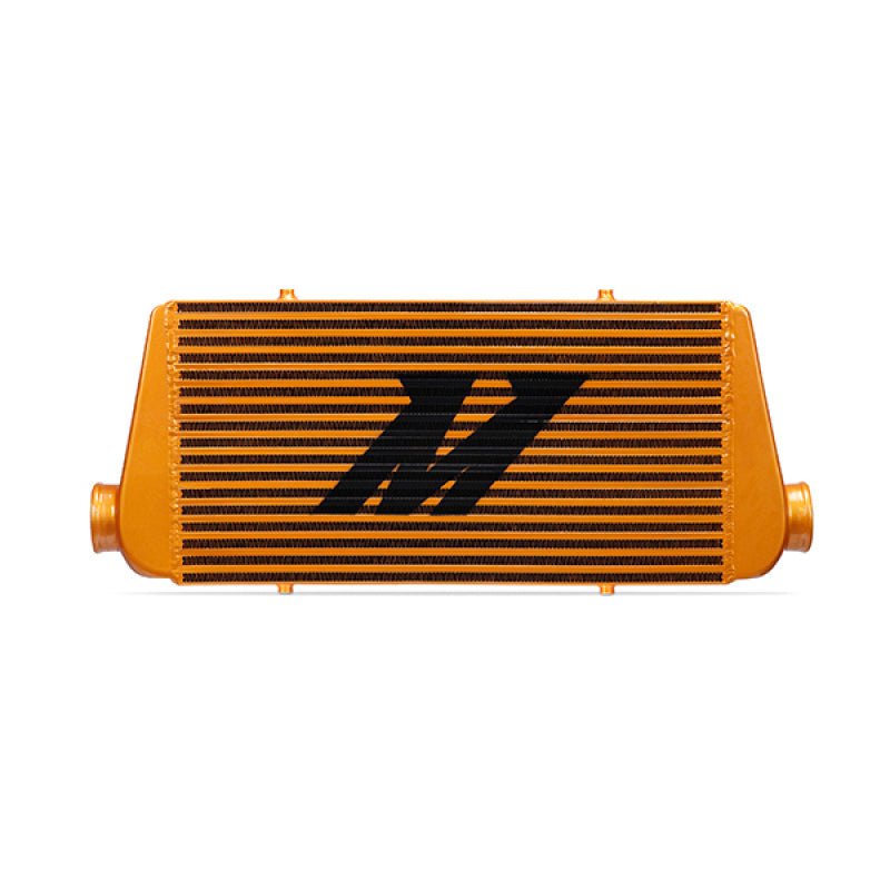 Mishimoto Universal Gold R Line Intercooler Overall Size: 31x12x4 Core Size: 24x12x4 Inlet / Outlet - BattleBorn SpeedShop
