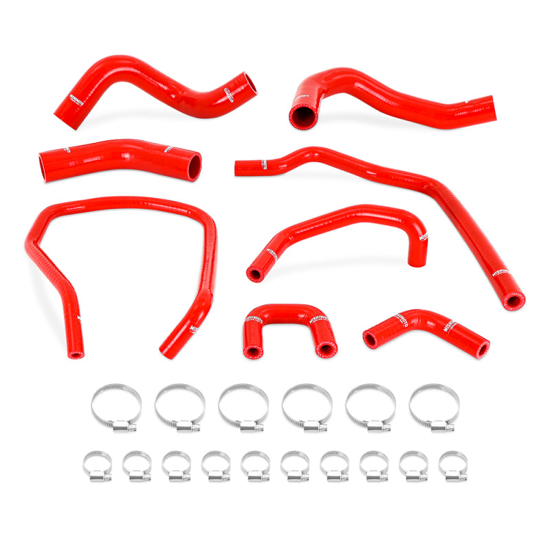 Kit de mangueras refrigerantes de silicona Titan de Mishimoto para Infiniti QX56 04-10 / 04-14 (rojo)