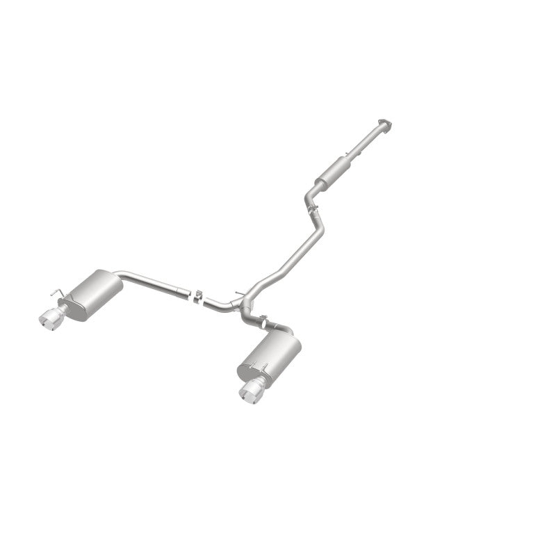 Sistema MagnaFlow C/B 2015 Honda Accord 3.5L V6 2.5in SS Doble división Trasera Pulida Punta 4.5