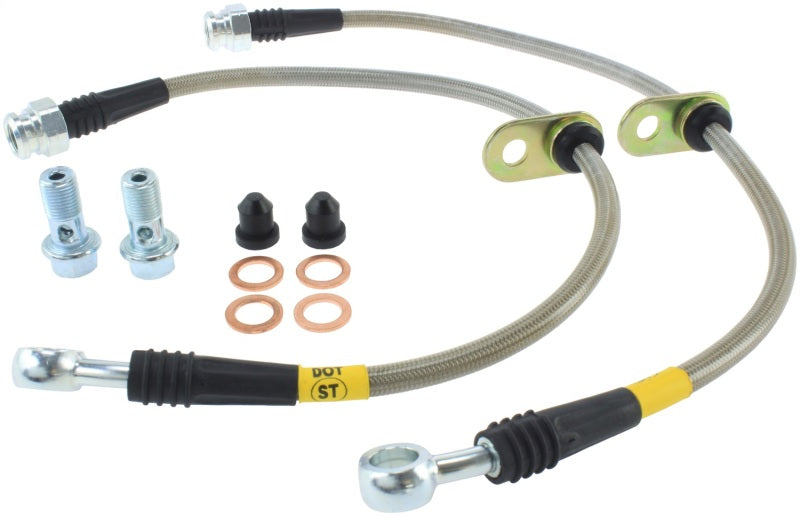 Conductos de freno delanteros de acero inoxidable StopTech 97-01 Honda Prelude