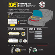 MagnaFlow DF Cat Conv 99 - 05 Subaru Forester/96 - 97 & 99 - 05 Impreza/01 - 03 Legacy/00 - 05 Outback Frt/Rr - BattleBorn SpeedShop