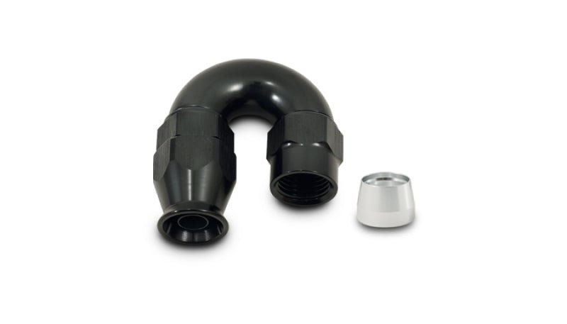 Vibrant - 4AN 180 Degree Hose End Fitting for PTFE Lined Hose - BattleBorn SpeedShop