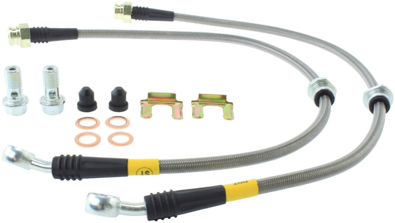 Conductos de freno traseros de acero inoxidable StopTech 04-07 STi