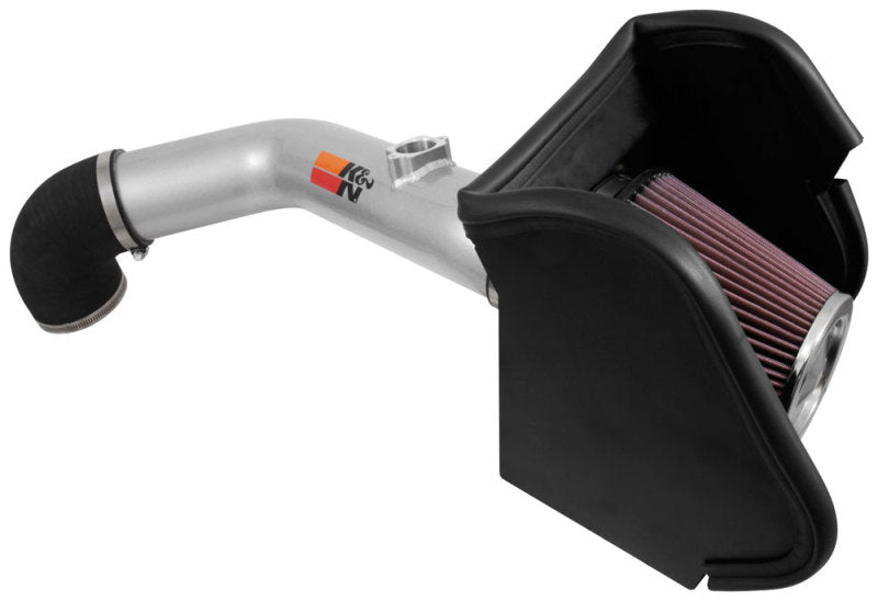 Kit de admisión de aire de alto rendimiento K&amp;N 16-17 Nissan Titan XD V8-5.0L - Metal