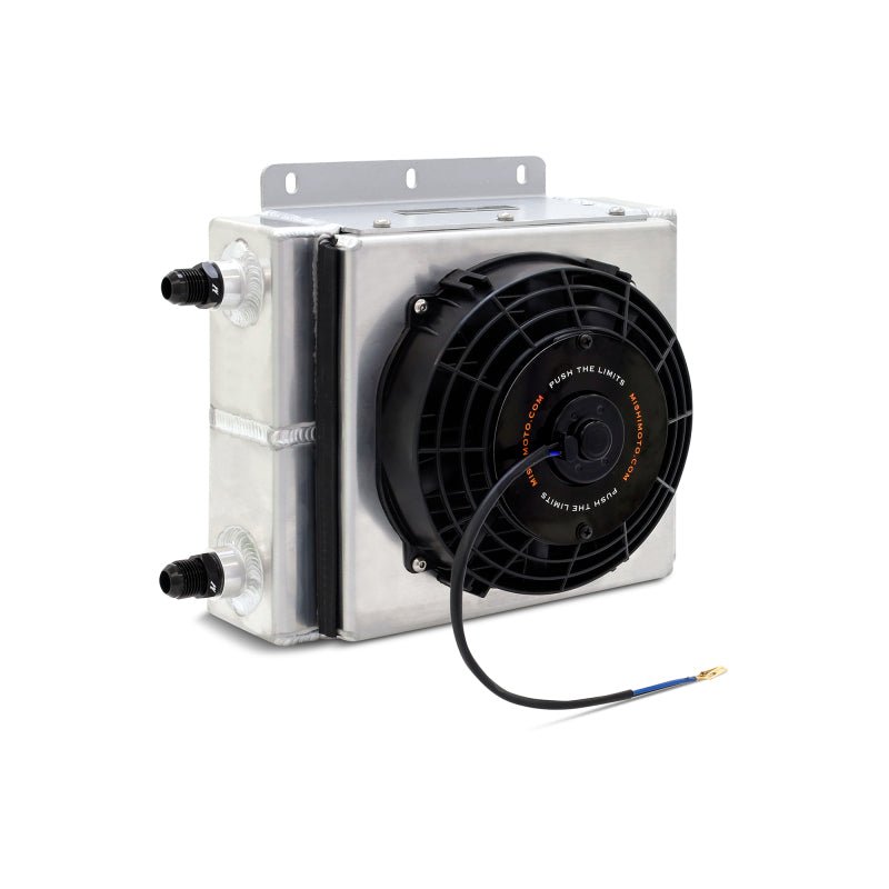 Mishimoto Universal Oil Cooler Kit 23 Row Cooler and 1in x 8in Fan - BattleBorn SpeedShop