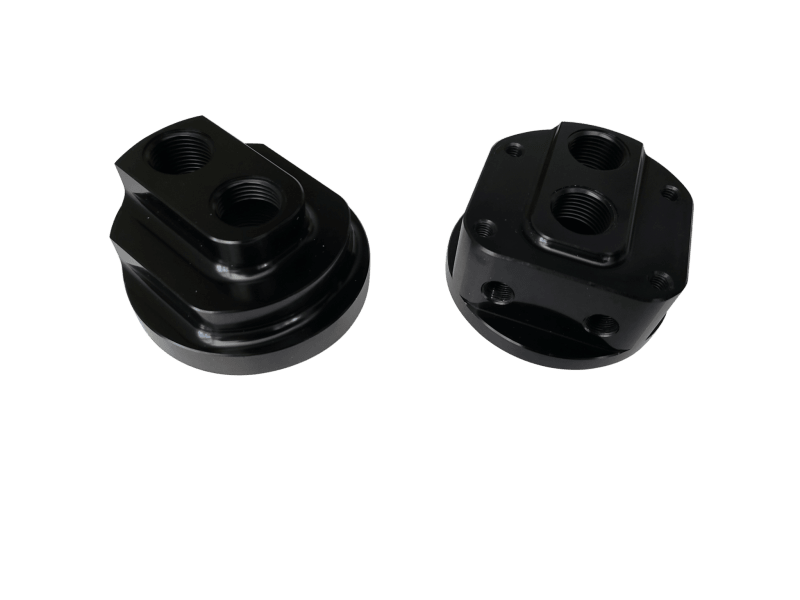 BLOX Racing Remote Oil Filter Relocation Kit - Black - BattleBorn SpeedShop
