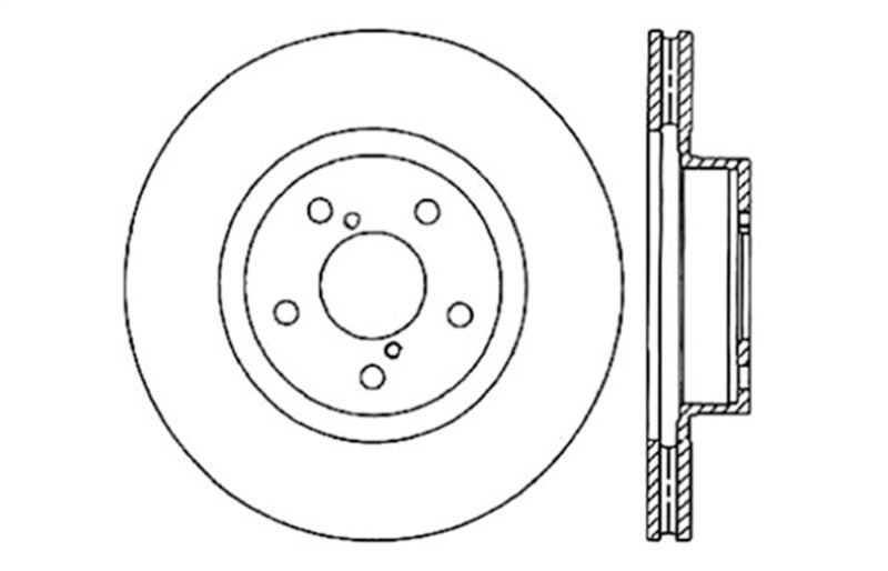 Rotor de freno deportivo perforado StopTech