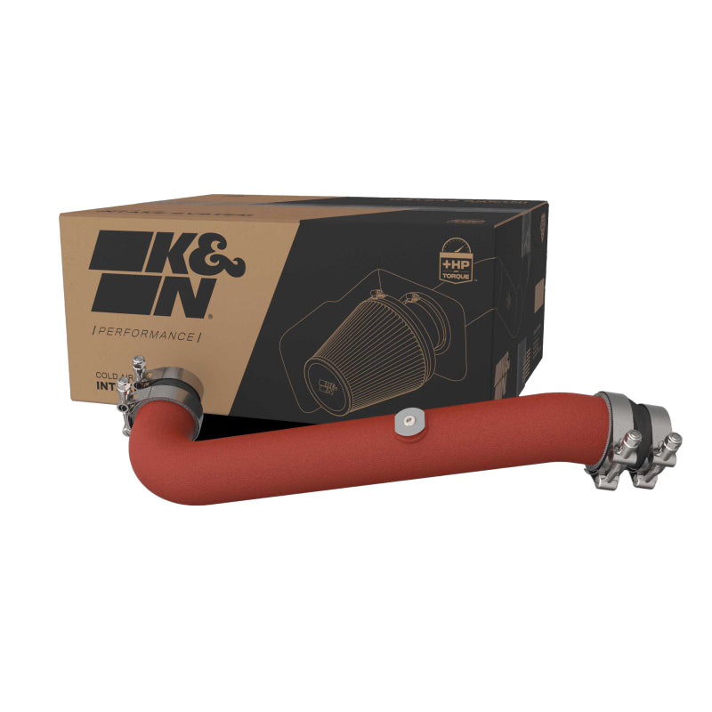 Kit de tubería de carga K&amp;N 23-24 Toyota GR Corolla L3 1.6L - Rojo arrugado