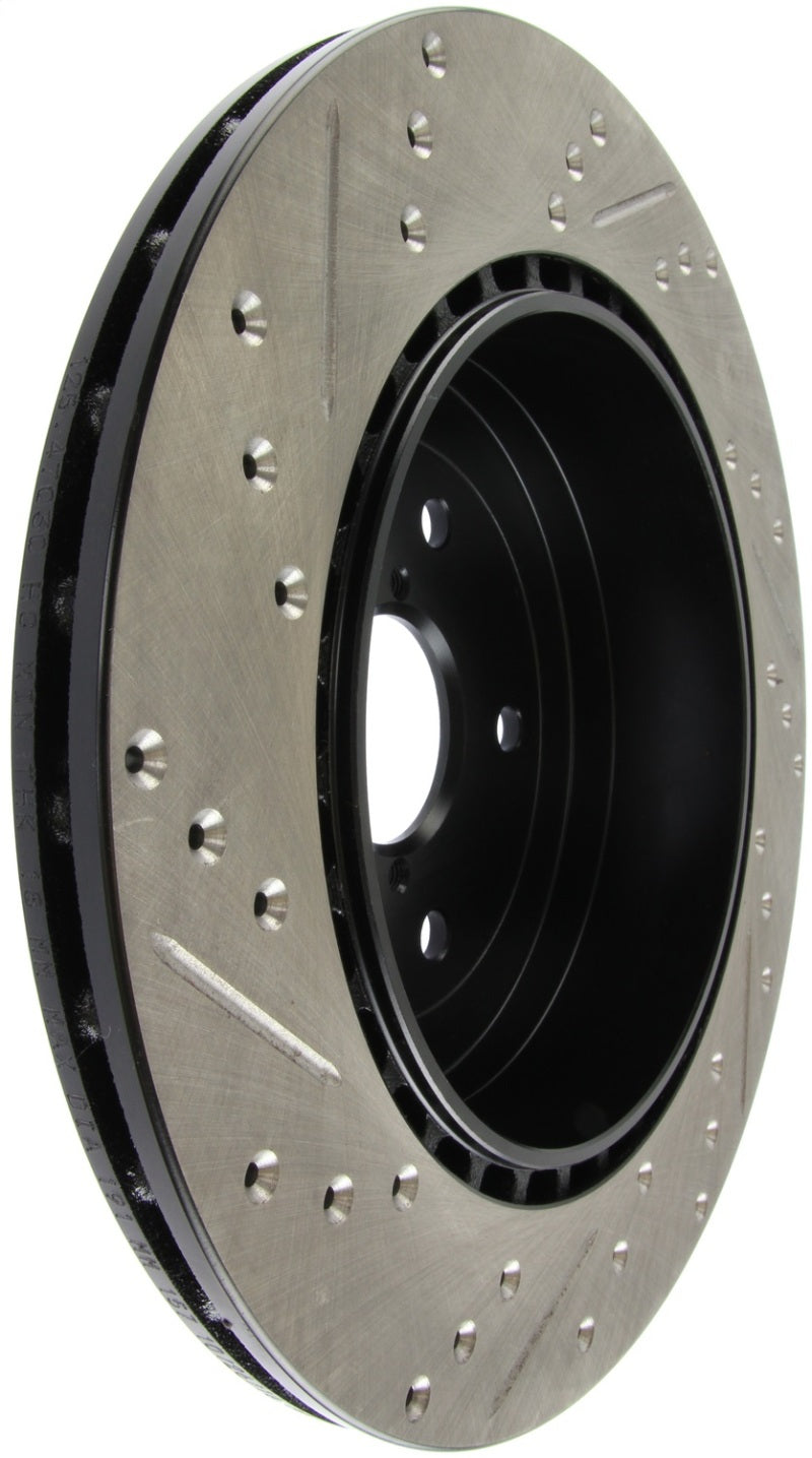 Rotor de freno deportivo ranurado y perforado StopTech 08+ Subaru STI (no compatible con modelos 05-07)