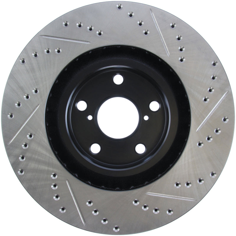 Rotor ranurado y perforado delantero derecho StopTech 5/93-98 Toyota Supra Turbo