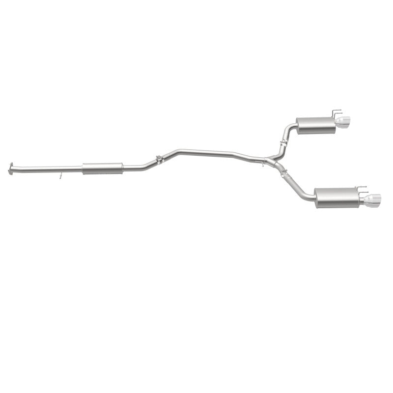 Sistema MagnaFlow C/B 2015 Honda Accord 3.5L V6 2.5in SS Doble división Trasera Pulida Punta 4.5