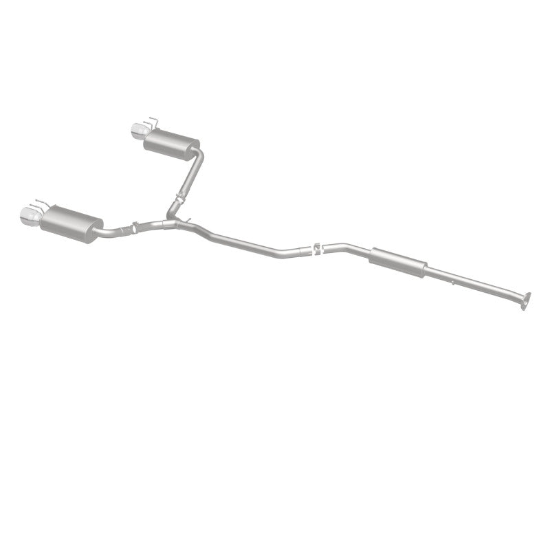 Sistema MagnaFlow C/B 2015 Honda Accord 3.5L V6 2.5in SS Doble división Trasera Pulida Punta 4.5