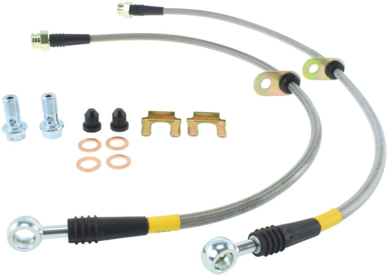 Conductos de freno delanteros de acero inoxidable StopTech 13 Scion FR-S / 13 Subaru BRZ