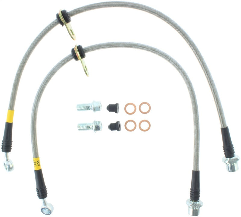 Líneas de freno delanteras de acero inoxidable StopTech 97-01 Toyota Camry