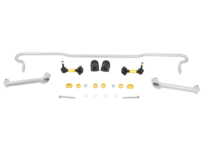 Barra estabilizadora trasera Whiteline 12+ Scion FR-S / 12+ Subaru BRZ / 12+ Toyota 86 de 18 mm X ajustable HD con enlaces finales