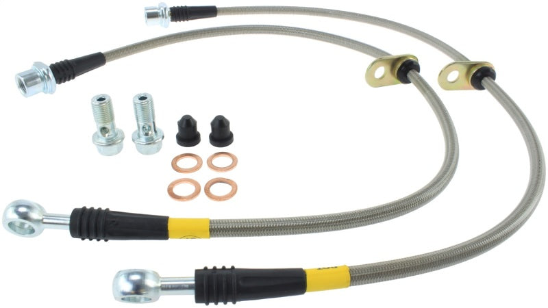 Conductos de freno traseros de acero inoxidable StopTech 02-12 Toyota Camry Coupe/Sedan / 04-08 Solara